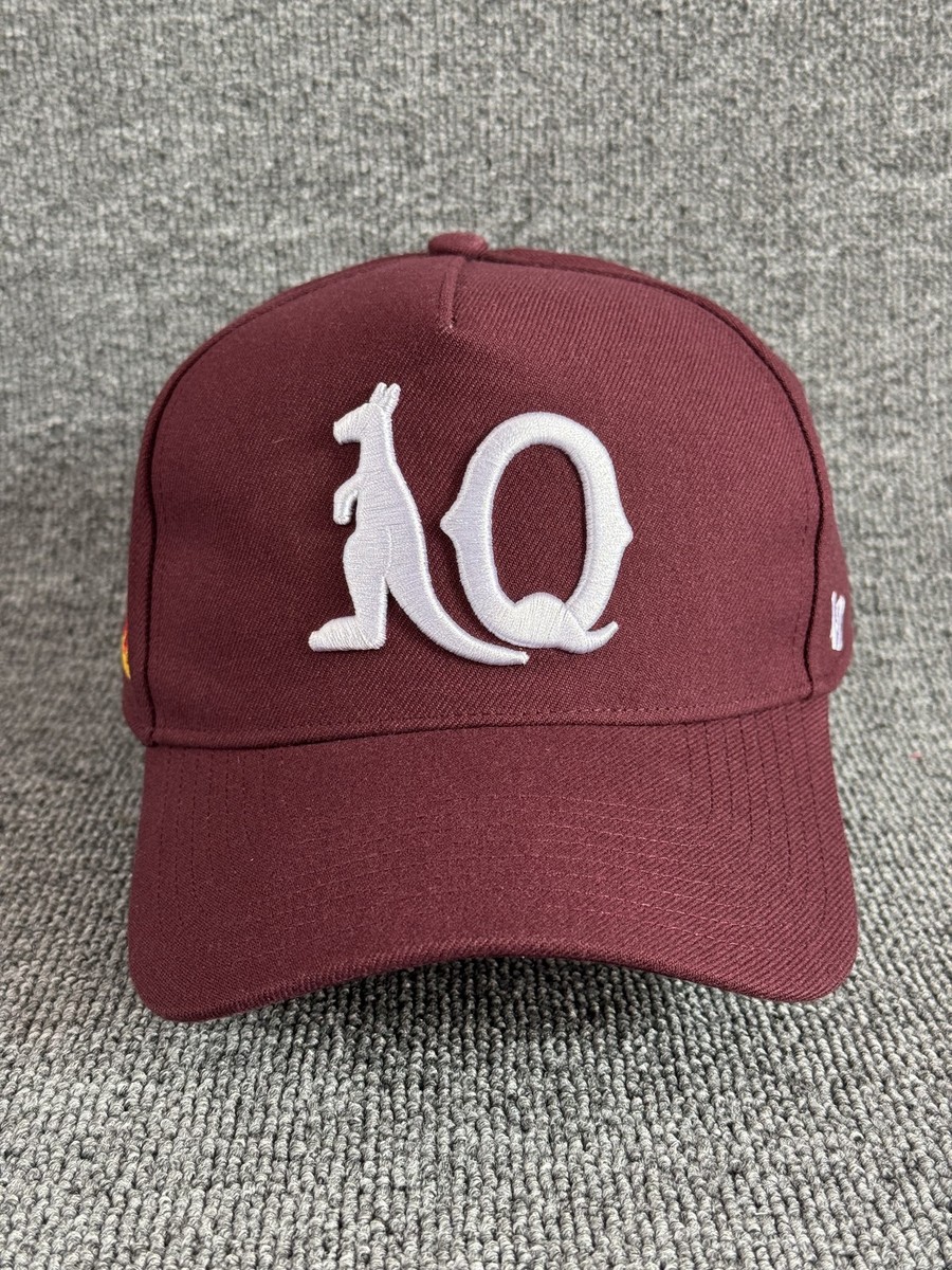 '47 Brand Queensland Maroons Snapback Cap Curved Brim Maroon OSFA Retro
