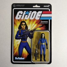 Super7 ReAction  GI Joe Cobra Baroness 3.75  Action Figure