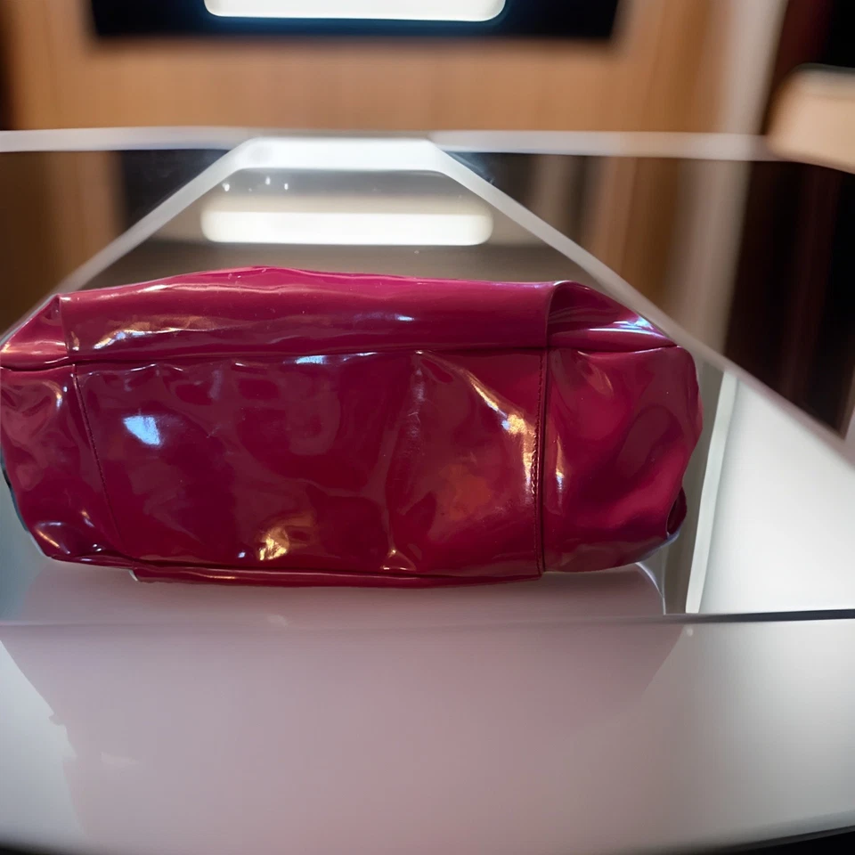 Bolso de hombro DOONEY & BOURKE Lg Nina charol frambuesa con billetera Foto 3 de 4