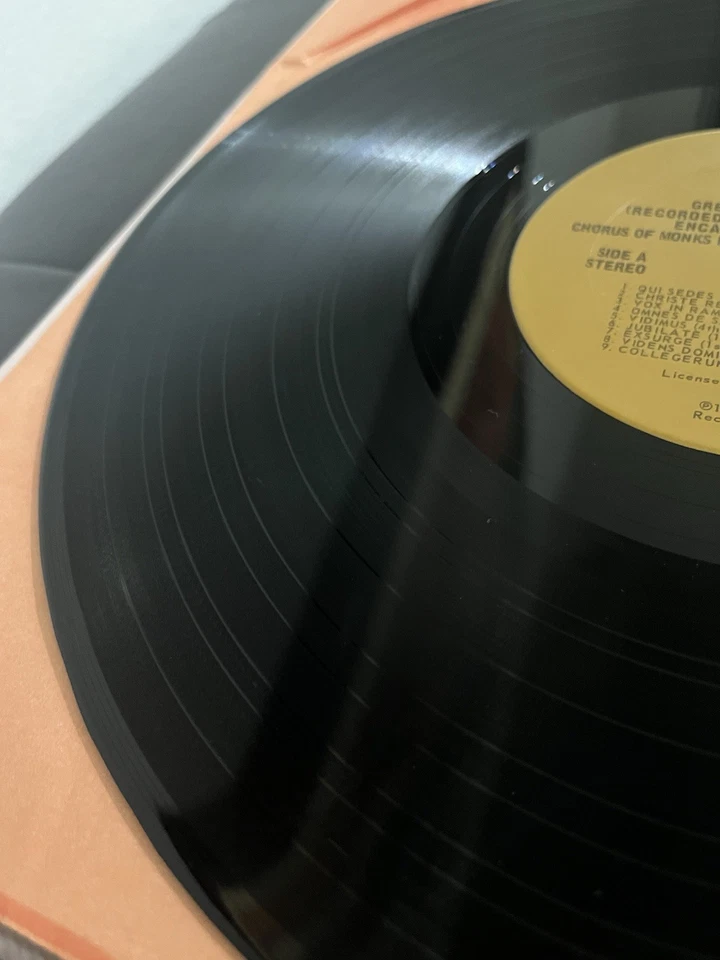 The Chorus Of Monks From The Abbey Of Enclat, France Gregorian Chants Record LP - Image 4 of 4