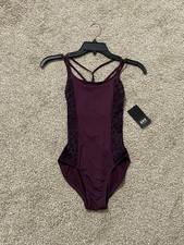 Brand New Burgundy Bloch Dance/ Gymnastic/Ballet Leotard Size Petite