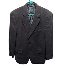 Brooks Brothers Cashmere Blazer Jacket Men 40S Navy Blue Preppy Classic