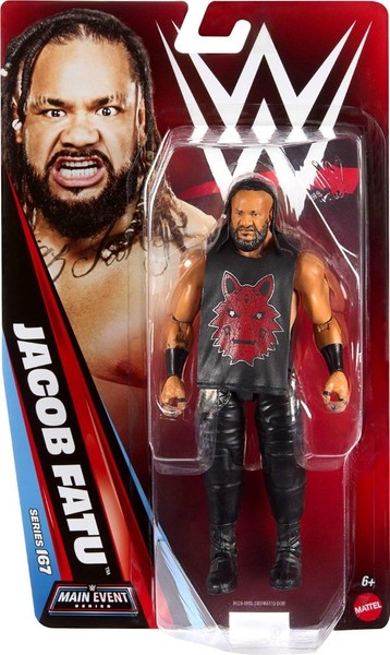 Mattel WWE Jacob Fatu Actionfigur Main Event Serie #167-image