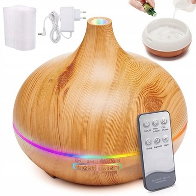 500ML Ultraschall Luftbefeuchter Aroma Diffuser Diffusor Humidifier 7 LED Licht