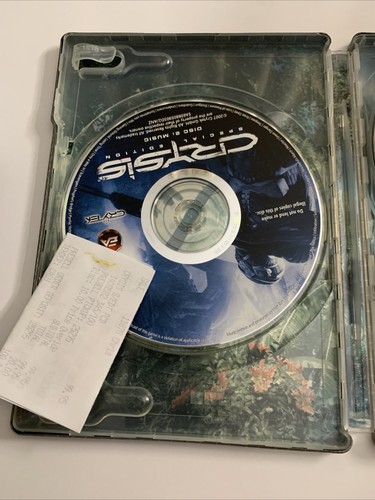Crysis 1 Steelbook Special Steelbook Collector's Edition PC DVD Complete - Foto 10 di 11