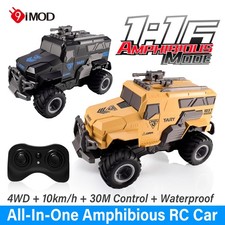 Q241 1/16 RC Truck 2.4G Amphibious Car 10KM/H 4WD All-Terrain Off-Road Stunt