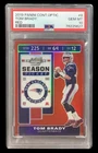 2019 panini contenders optic #8 tom brady; red /199 holo prizm PSA 10