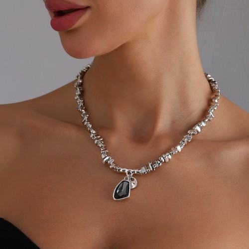 Cut Crystal Neck Chain Personalized Pendant Necklace Jewelry Accessories Gift - Picture 3 of 6