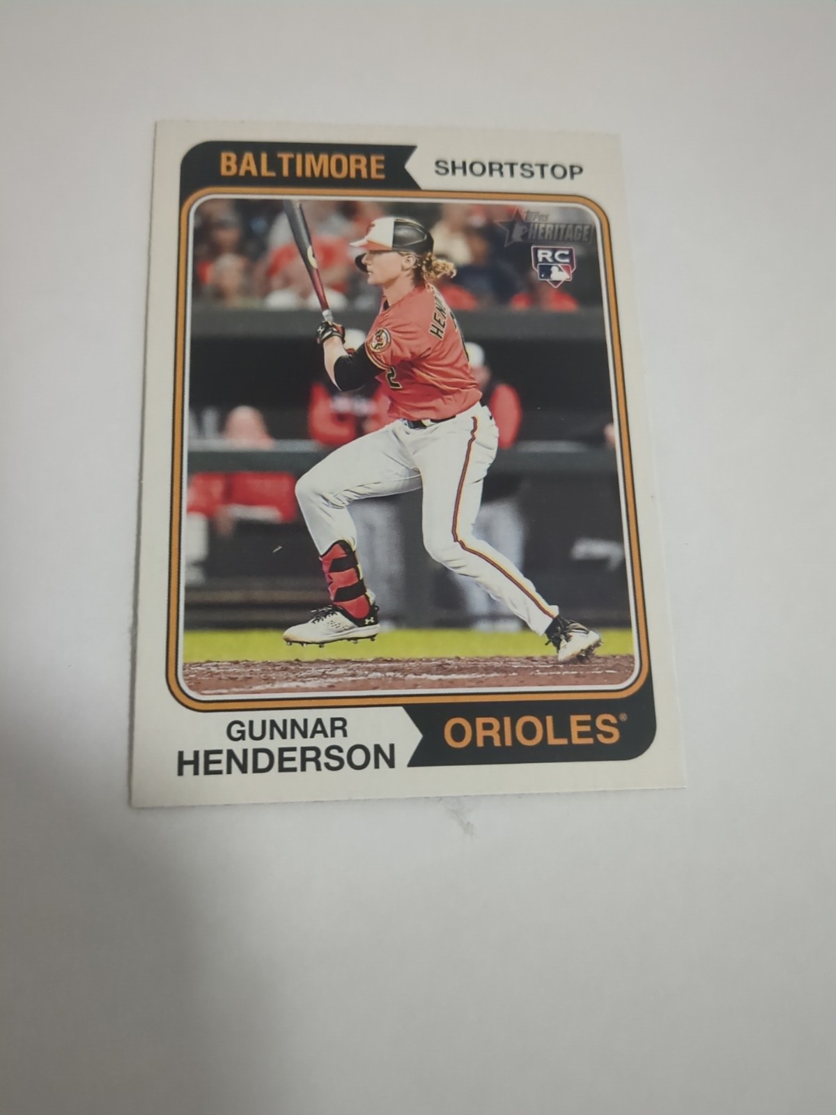 2023 Topps Heritage - Gunnar Henderson #64 (RC)