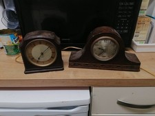 2 1950's Smiths Sectric Brown Bakelite other wooden untested