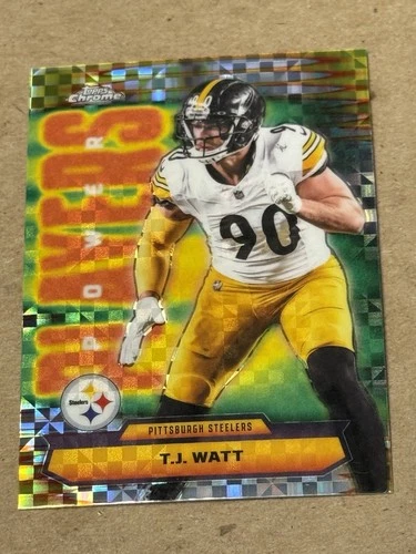 2025 Topps Chrome T.J. Watt Base (RAW)