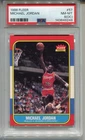 1986 Fleer Michael Jordan Rookie Card PSA 8 NM MINT OC Graded #57 Basketball