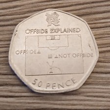 Offside Rule Football London Olympics 50p Circulated Coin 2011