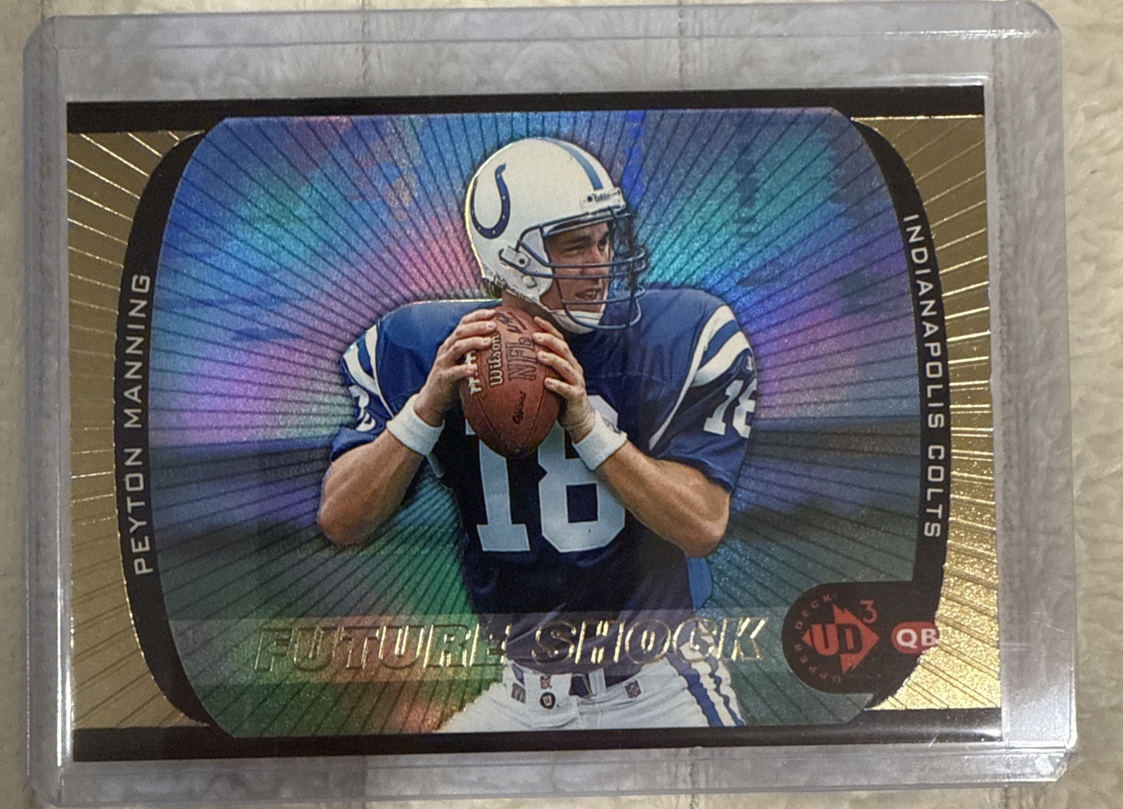 1998 Upper Deck UD3 - Future Shock Peyton Manning #181 (RC)