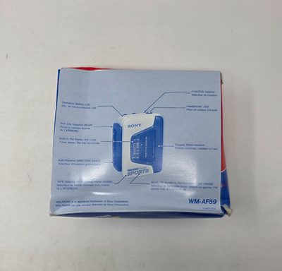 Sony Walkman Sports Cassette Player / FM/AM Radio WM-AF59 *TESTED