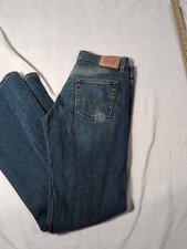 Levis 519 Flare 9L Mid Rise Medium Wash Stretch Stretch Denim Blue Jeans