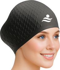 Large Swim Cap for Long Hair Women, Dreadlocks, Weaves, Hair Extensions, Braids,