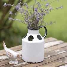 Annabelle Container Metal Toothbrushes Or Artificial Flower Home Collectible