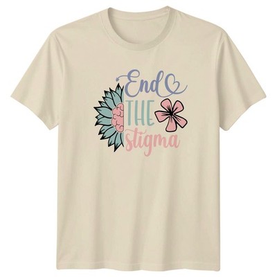 End The Stigma Damen T-Shirt Psychologie Unterstützung psychische Gesundheit Bewusstsein