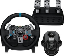 Logitech G29 SE Driving Force Racing Wheel Floor Pedals Shifter PS5, PS4, PC Mac