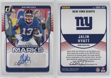 2024 Panini Donruss Signature Marks Jalin Hyatt #SMA-JHY Auto