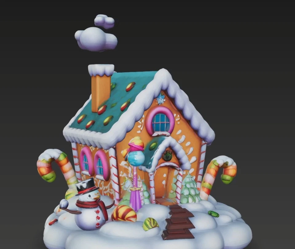 Regalo holográfico 3D de vacaciones | Decoraciones de Navidad Regalo Arte de árbol de Navidad - Imagen 3 de 4