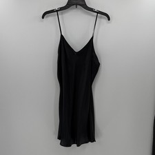 Victoria's Secret Gold Label Slip Dress - Black - Medium