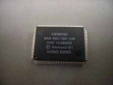 SAB88C166-5M V59 - SIEMENS -  16-BIT, FLASH, 20 MHZ, MICROCONTROLLER, PQFP100