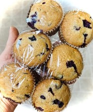 FREE SHIPPING! Farm-Fresh Blueberry Muffins - Half Dozen