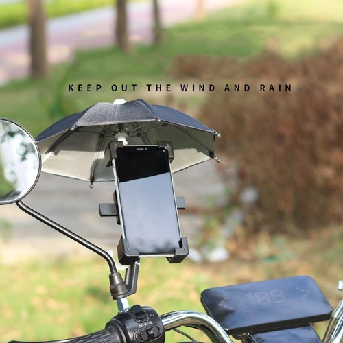 Sunshade Umbrella Black Mini Sunshades Mobile Phone Sunshade High Quality - Bild 2 von 12