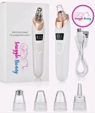 Electric Blackhead Remover Cleaner Face Pore Vacuum Suction White Heads