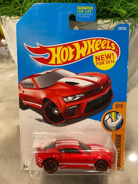 2016 Hot Wheels Muscle Mania '16 Camaro SS Rot 1:64 Diecast Auto OVP-image