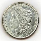 1884 CC Morgan Silver Dollar AU Details Carson City $1 Better Date Silver Coin