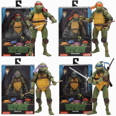 NECA Ninja Turtles 1990 Movie TMNT Teenage Toys Mutant 7'' Action Figure - BNIB