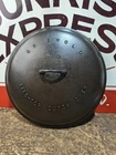 "Fully Restored" GRISWOLD #13 Cast Iron Dutch Oven Lid Large Logo Seasoned