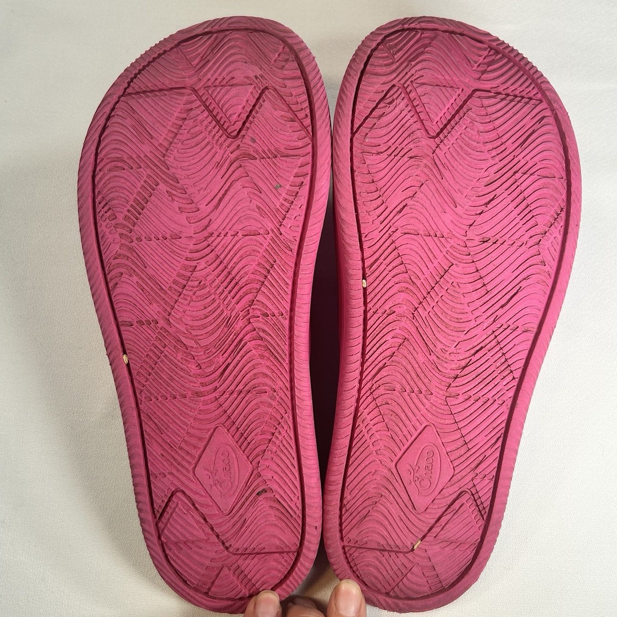 Chaco Chillos Slides Strappy Buckle Sandal Hot Pink Women’s Size 8 View 4