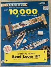 Vintage 1993 Pastime Indian Native American Craft Bead Weaving Loom Kit NIB