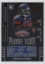 2014 Panini Contenders Playoff Ticket 4/199 Rashad Ross (Blue Jersey) Auto 7eo