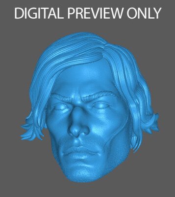 Barry Allen Flash Ezra Miller 1:18 scale Head 3.75" action figure ...