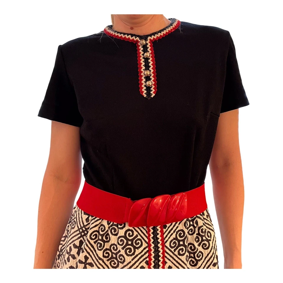 R&K Originals Mod 60s 70s Maxi Dress Kaftan Retro Ladies Size SMALL UNION Label - Image 4 of 4