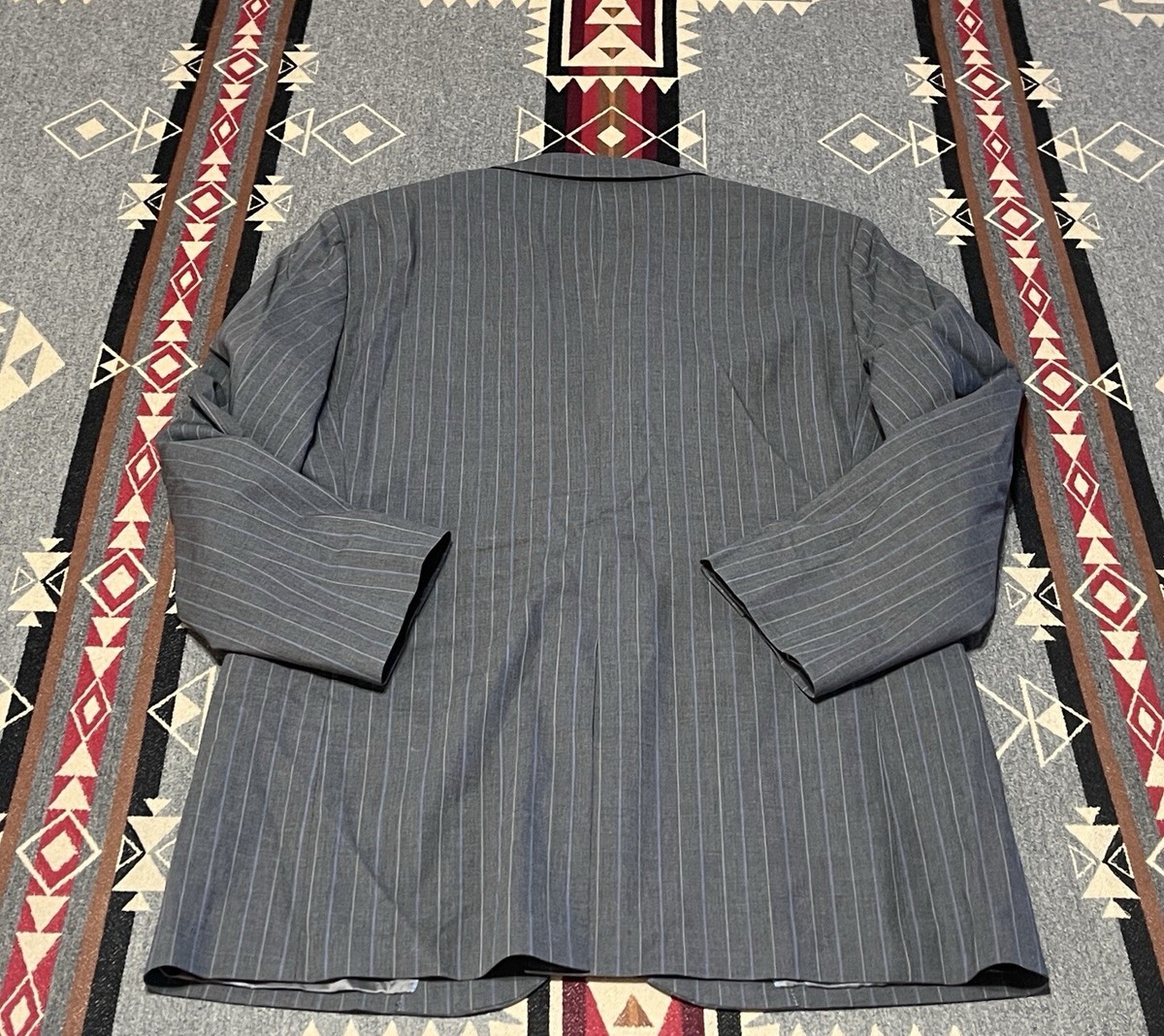 Brooks Brothers Fitzgerald Blazer 38S Gray Blue Full Canvas