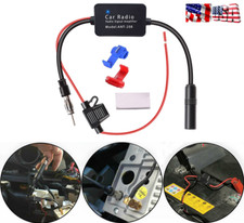 Car Auto Stereo Fm Am Radio Signal Antenna Amp Aerial Signal Amplifier Booster