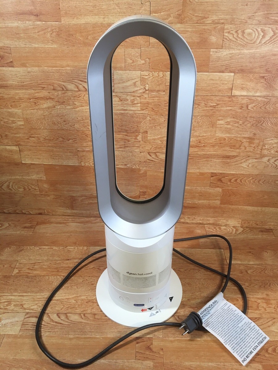Dyson AM04 Hot + Cool Heater/Table Fan Iron/White NO REMOTE Works! EUC! |  eBay