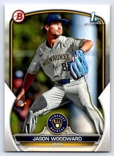 2023 1st Bowman Draft #BD-97 Jason Woodward Milwaukee Brewers Baseball Card