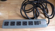 Tripp Lite 6 Outlet Waber Industrial Power Strip UL24CB-15 Metal Box 15FT Cord