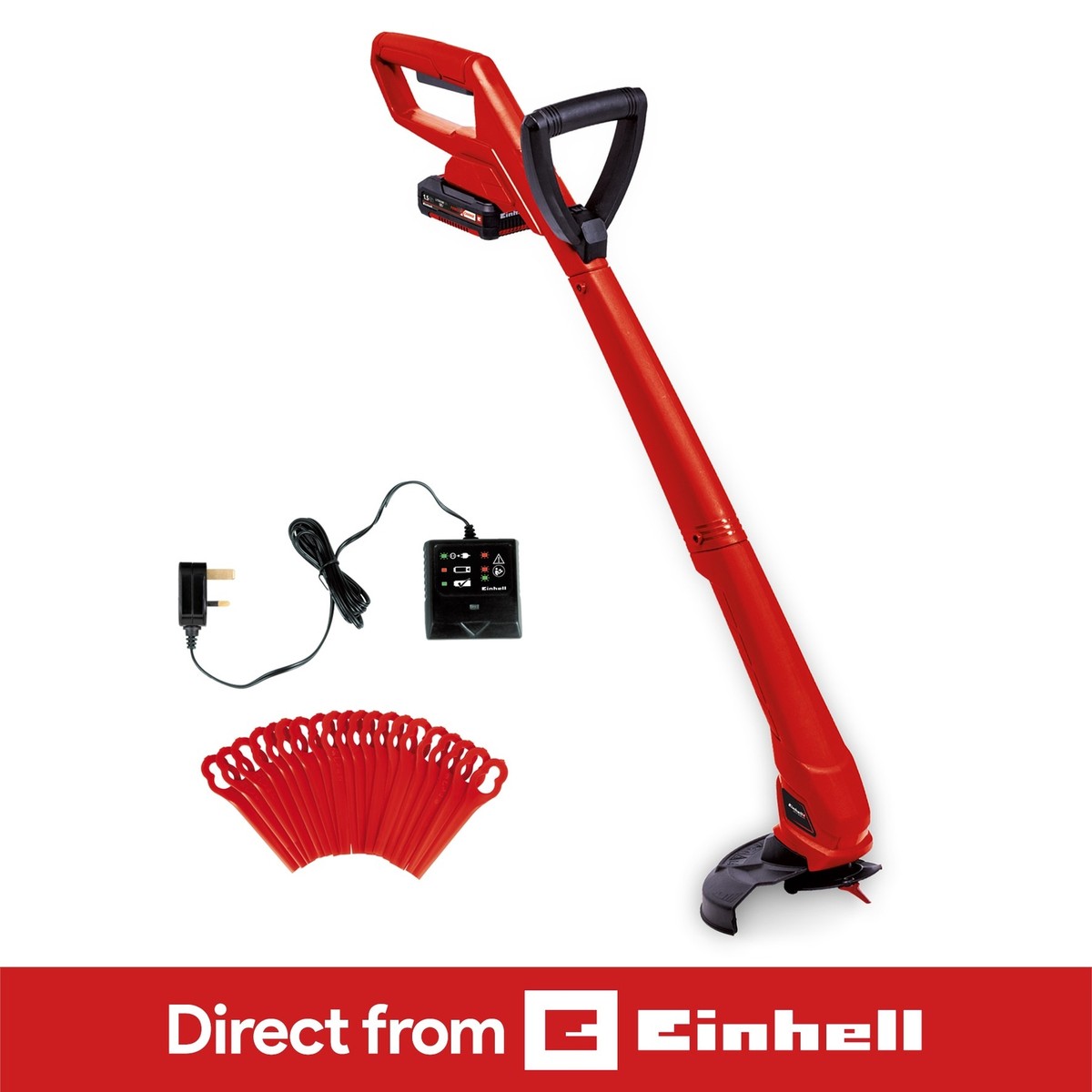 Einhell Cordless Strimmer 24cm With Battery 18V Grass Trimmer GC-CT 18/24  Li P