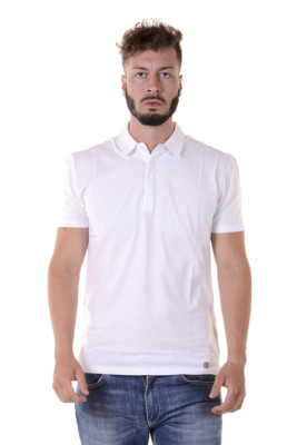 Polo Versace Collection Shirt Cotone Uomo Bianco V800753BVJ00413 V1003