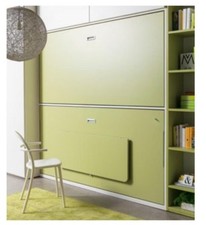 MOBILE LETTO CASTELLO A SCOMPARSA COMPLETO DI RETI ORTOPEDICHE E PIANO SCRITTOIO