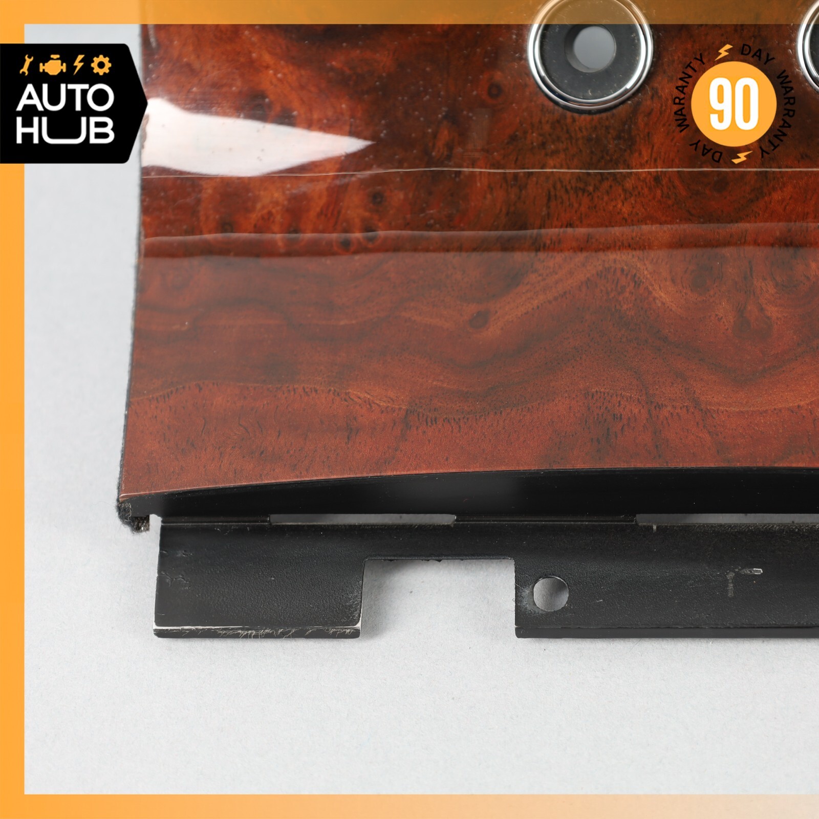 03-17 Bentley Continental GT Rear Center Console A/C Air Vent Trim Wood OEM 31k