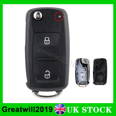 KEYECU Replacement Flip Remote Key Fob 434MHz ID48 For Volkswagen Beetle Caddy E